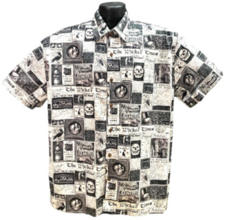 Wicked Times Hawaiian Shirt- Made in USA 100% Cotton